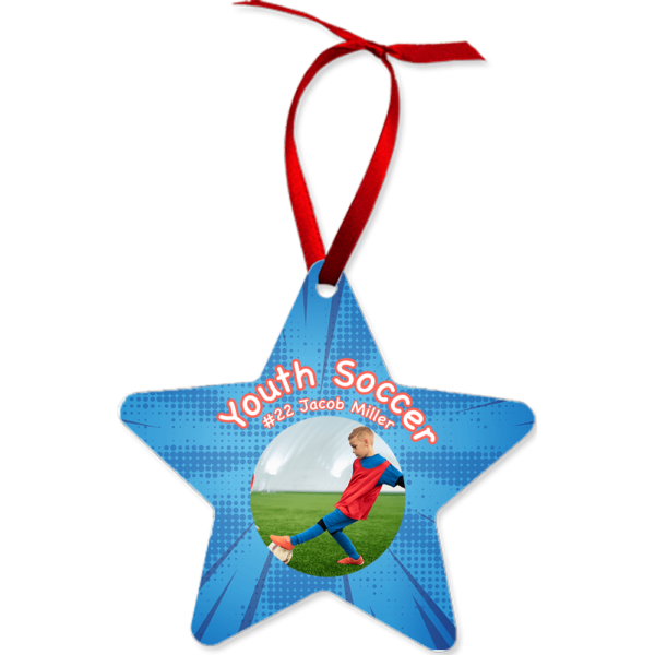 Star Holiday Christmas Ornament - 2 Sided - Image 4